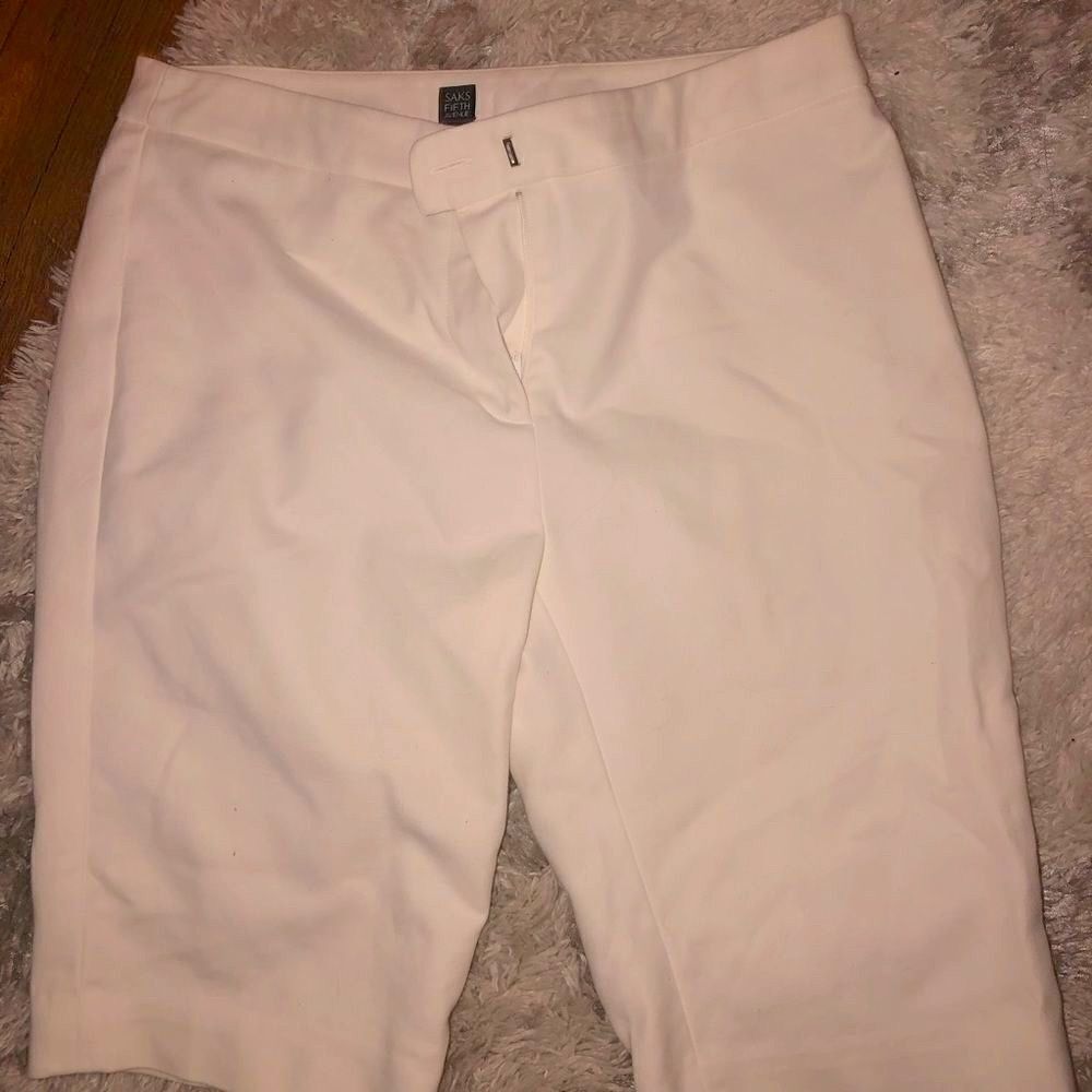 Saks fifth ave white shorts